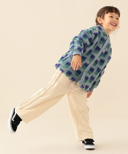 [BEAMS mini] 빔스 미니 키즈 워셔블 자카드 보아 블루종 2026FW - 삭스 블루 05