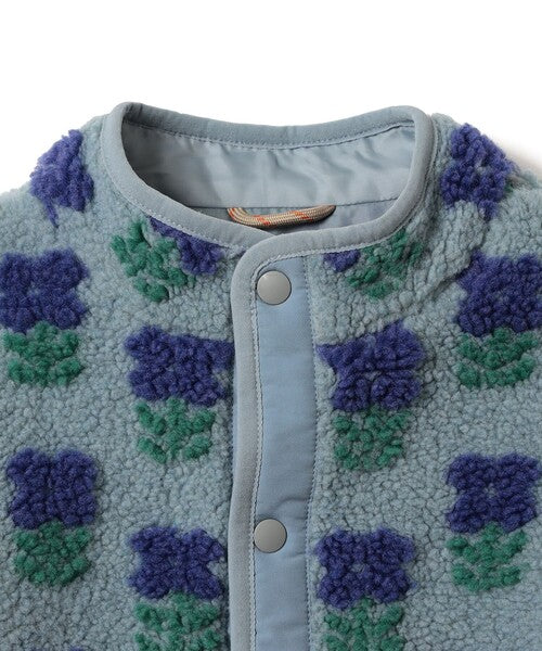 [BEAMS mini] 빔스 미니 키즈 워셔블 자카드 보아 블루종 2026FW - 삭스 블루 06