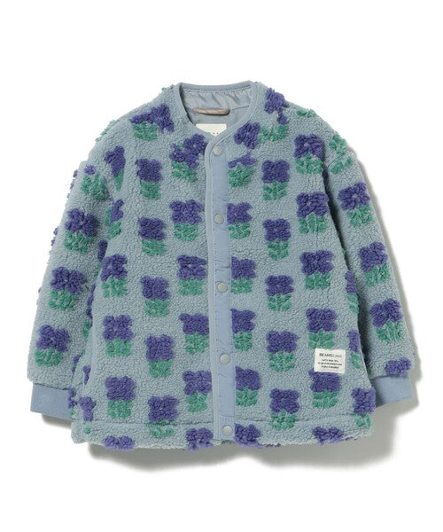 [BEAMS mini] 빔스 미니 키즈 워셔블 자카드 보아 블루종 2026FW - 삭스 블루 11