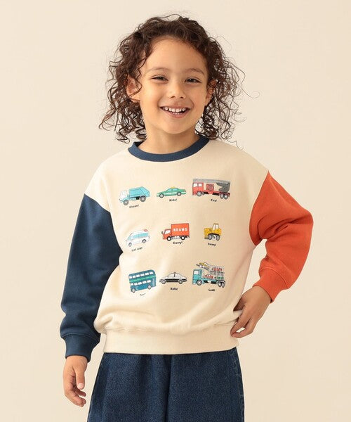[BEAMS mini] 빔스 미니 키즈 워킹 카 스웨트셔츠 2026FW - 멀티 03