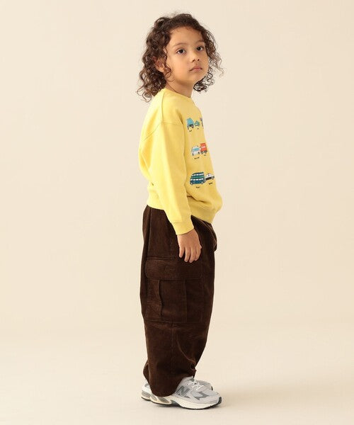 [BEAMS mini] 빔스 미니 키즈 워킹 카 스웨트셔츠 2026FW - 라이트 옐로우 05