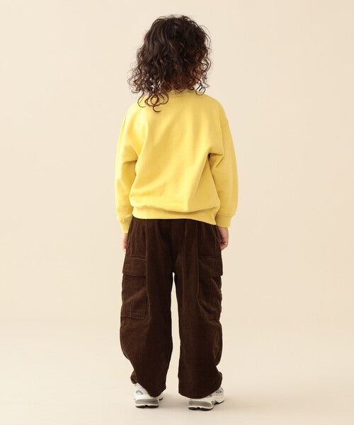 [BEAMS mini] 빔스 미니 키즈 워킹 카 스웨트셔츠 2026FW - 라이트 옐로우 06
