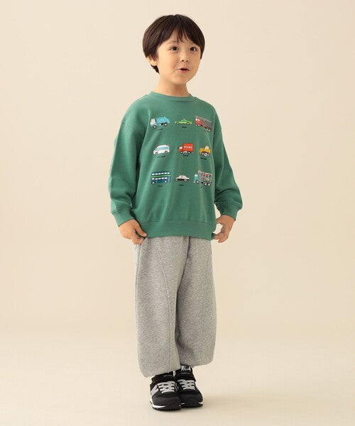 [BEAMS mini] 빔스 미니 키즈 워킹 카 스웨트셔츠 2026FW - 그린 04