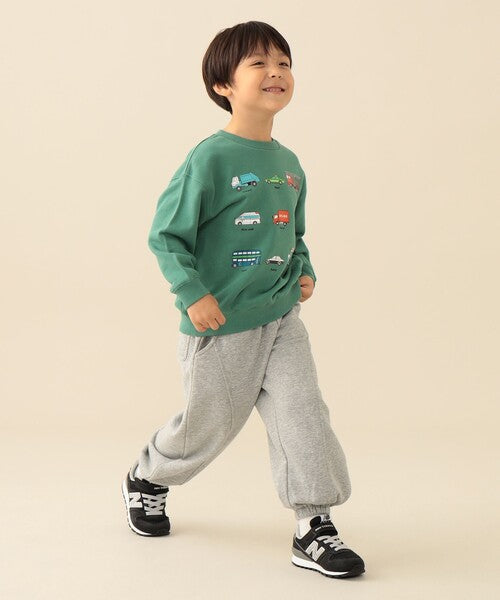 [BEAMS mini] 빔스 미니 키즈 워킹 카 스웨트셔츠 2026FW - 그린 05
