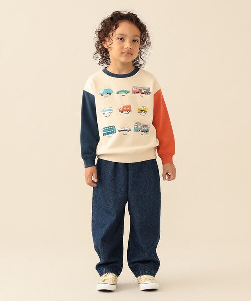 [BEAMS mini] 빔스 미니 키즈 워킹 카 스웨트셔츠 2026FW - 멀티 04