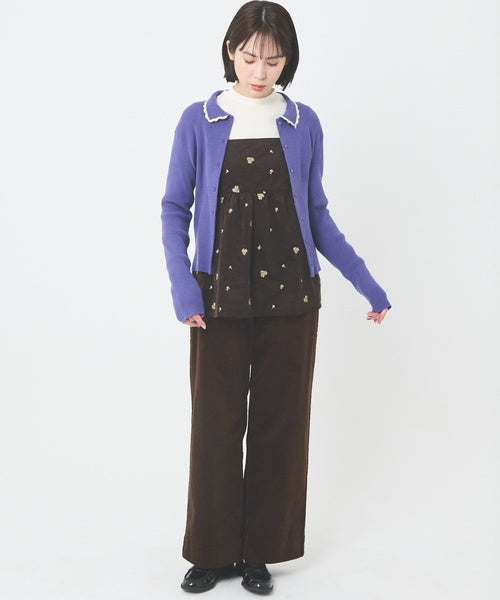 [petit main LIEN] 쁘띠마인 리앙 여성 칼라 니트 가디건 | source:112177856_b_02