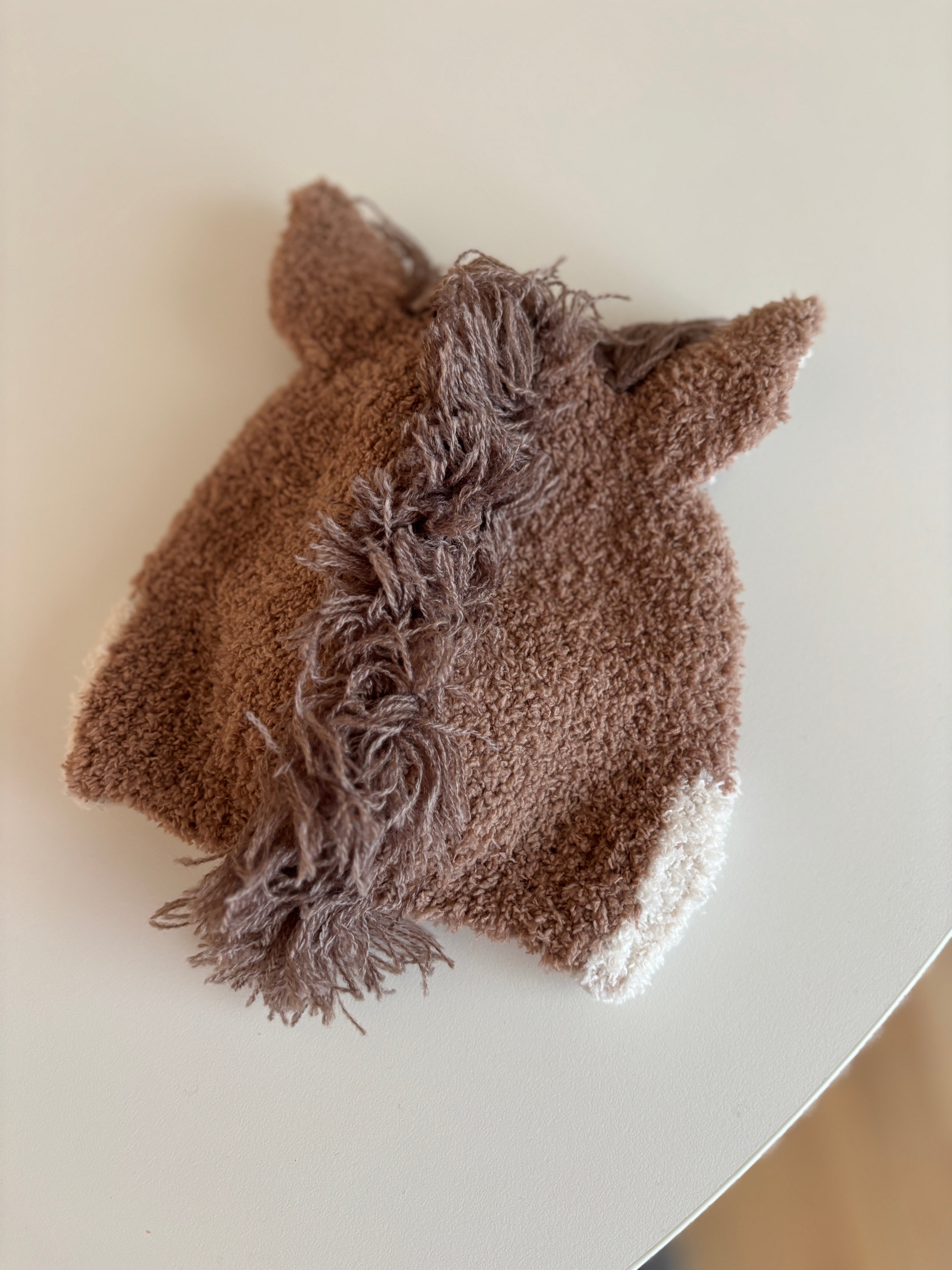 [아카짱혼포] 베이비 동물 모코모코 니트비니 (말)