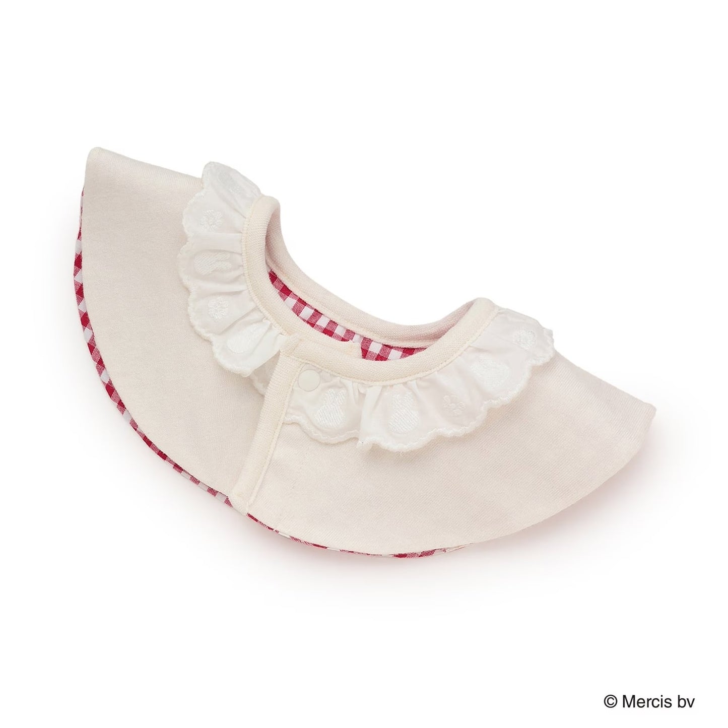 [petit main] Baby Miffy Flower Embroidered Bib