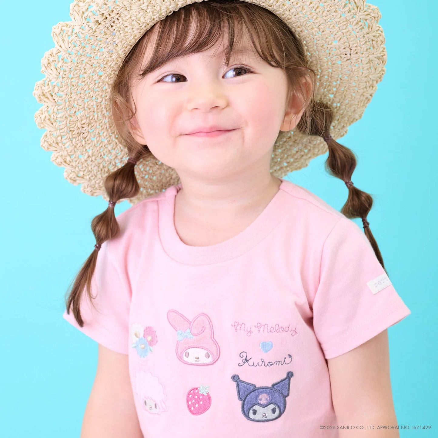 [petit main] Petit Main Kids Sanrio Tulle Layered T-Shirt
