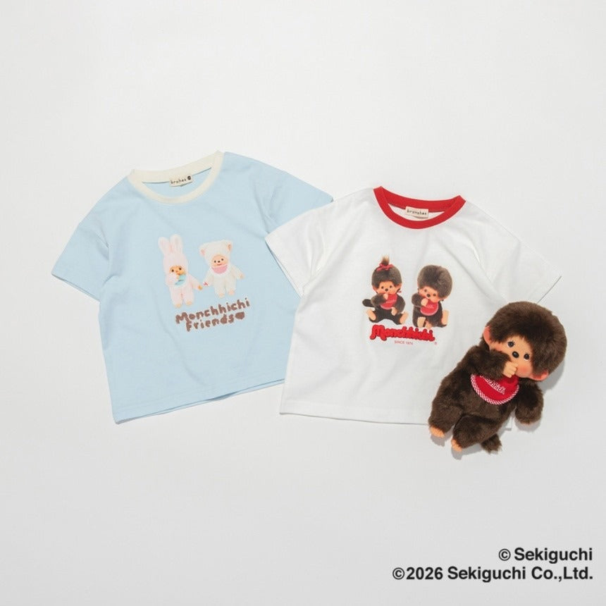 [branshes] 키즈 몬치치 링거 티셔츠