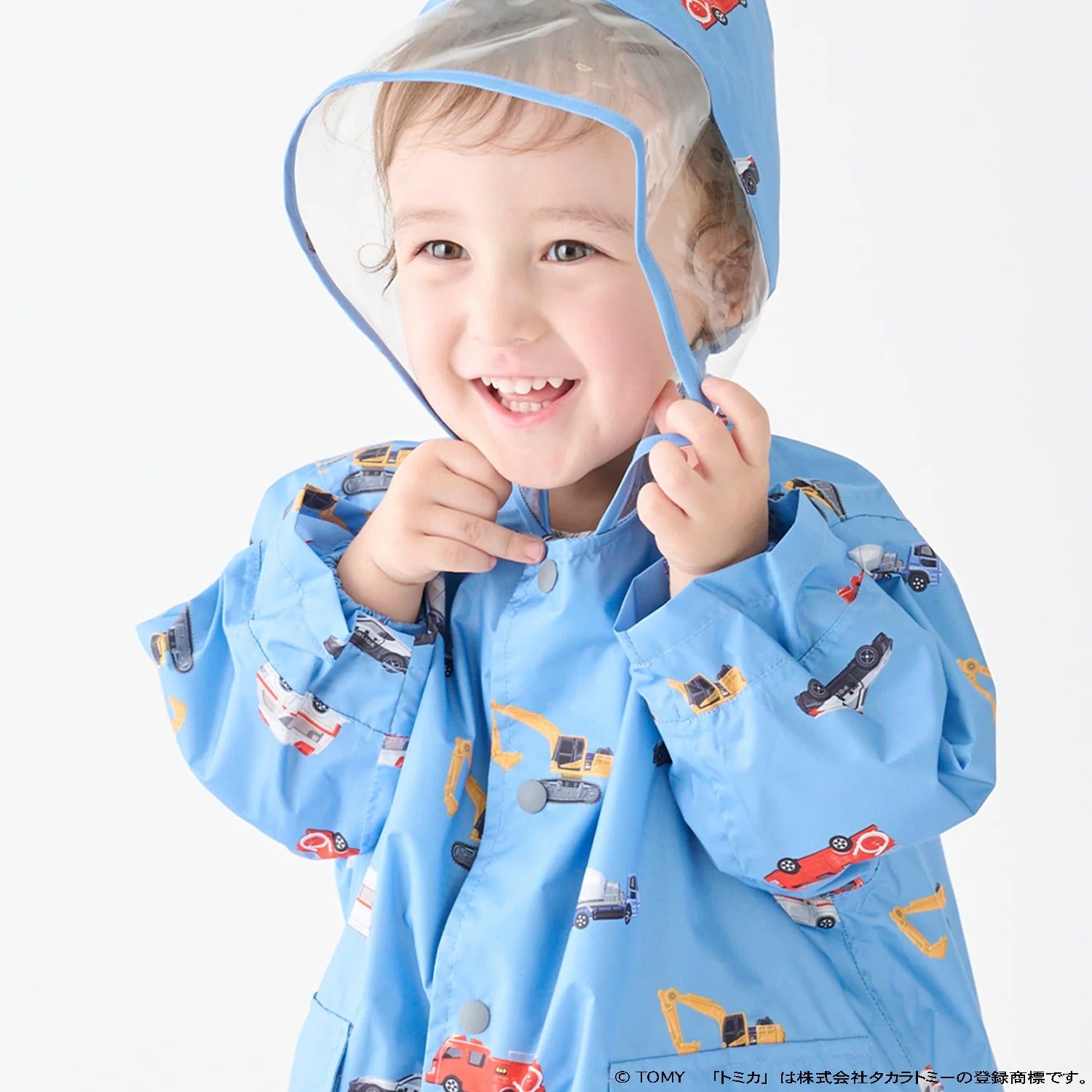 [petit main] 키즈 토미카 레인코트