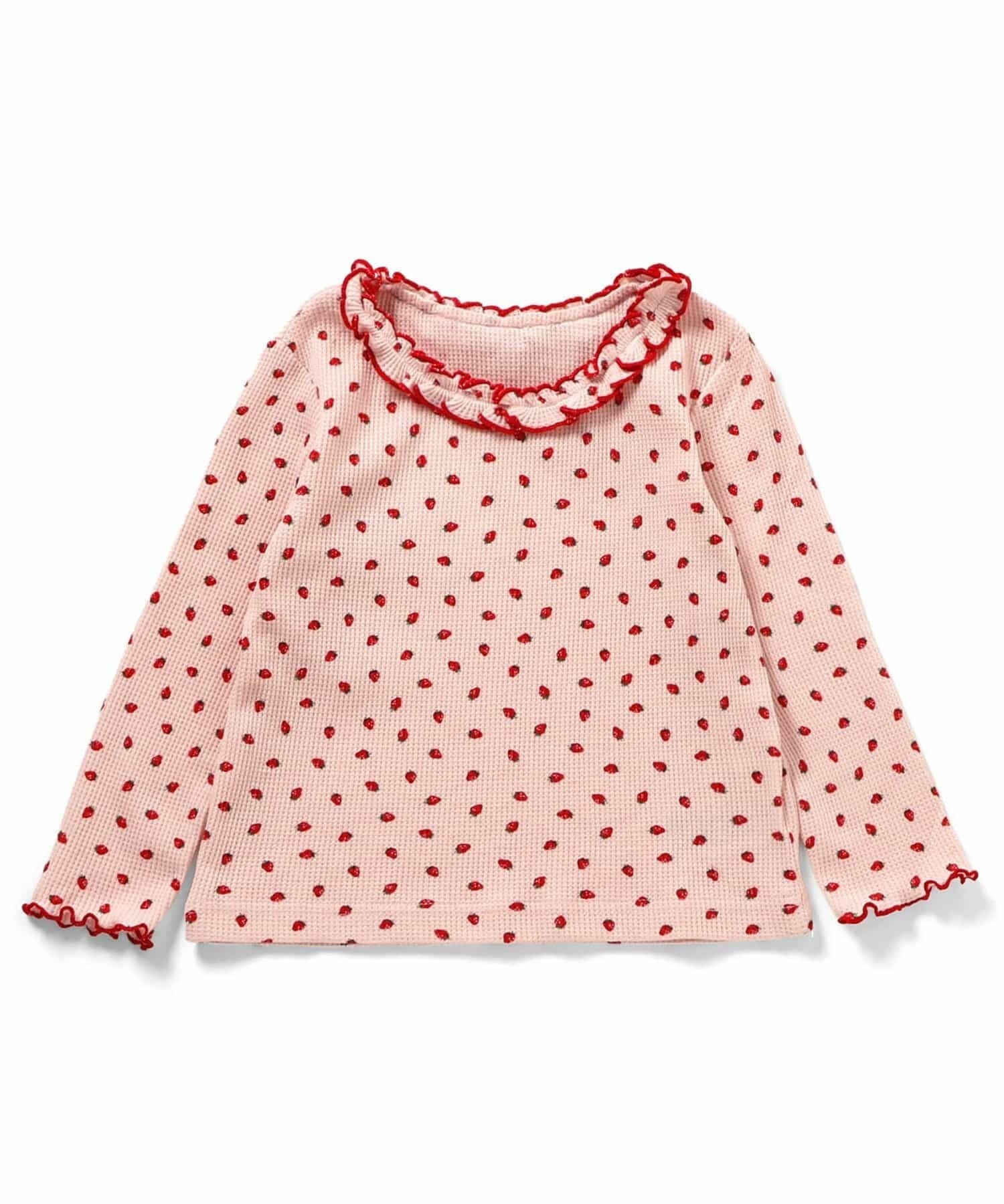 [apres les cours] 키즈 프릴 카라 와플 메로 티셔츠