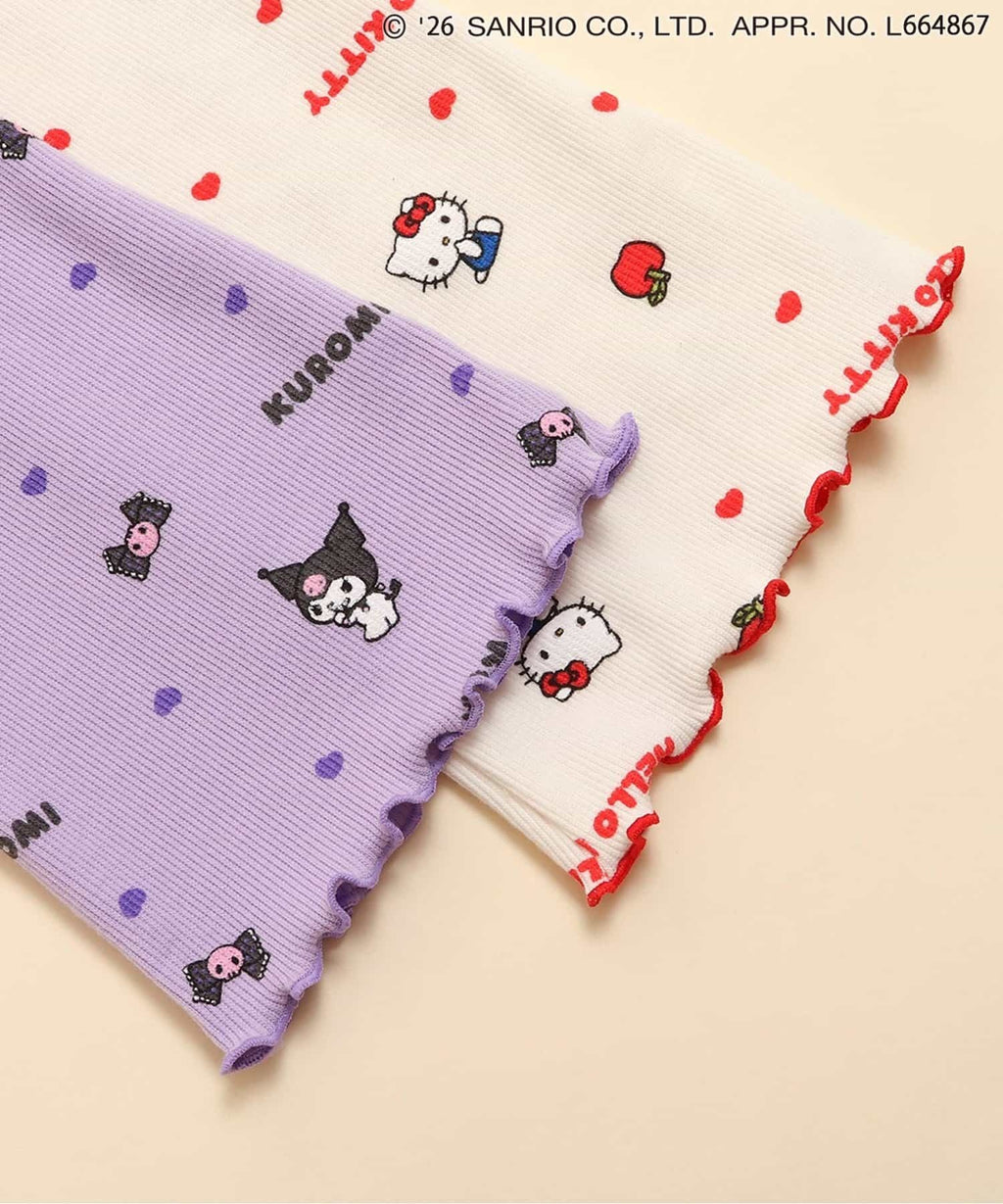 [apres les cours] 키즈 산리오 플레어 팬츠