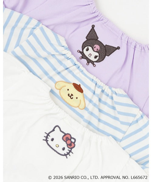 [petit main] 쁘띠마인 키즈 산리오 캐릭터 벚꽃놀이 반팔티