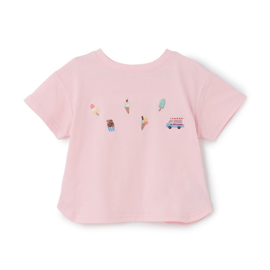 [petit main] Kids Cool-Touch Reversible 2-Way Short Sleeve T-Shirt