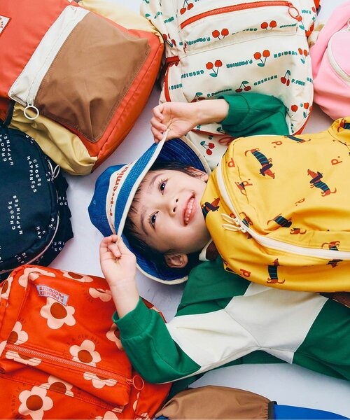 [p.premier] 키즈 패턴 백팩