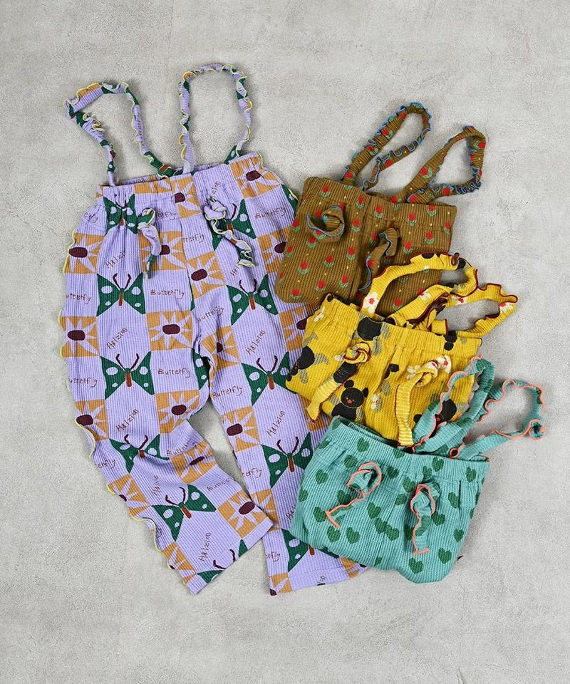 [MARKEY'S] 키즈 올 패턴 와플 멜빵 2WAY 바지