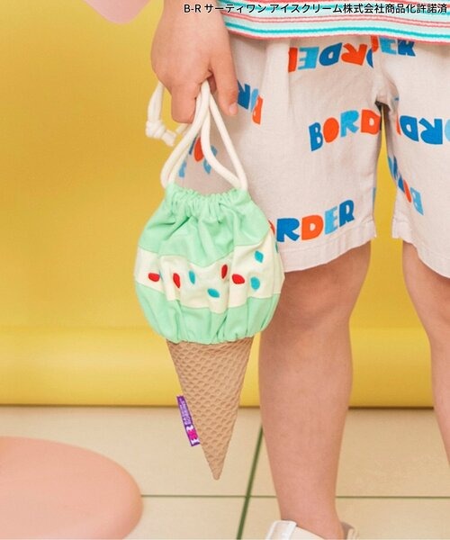 [BREEZE] 브리즈 키즈 배스킨라빈스 아이스크림 파우치