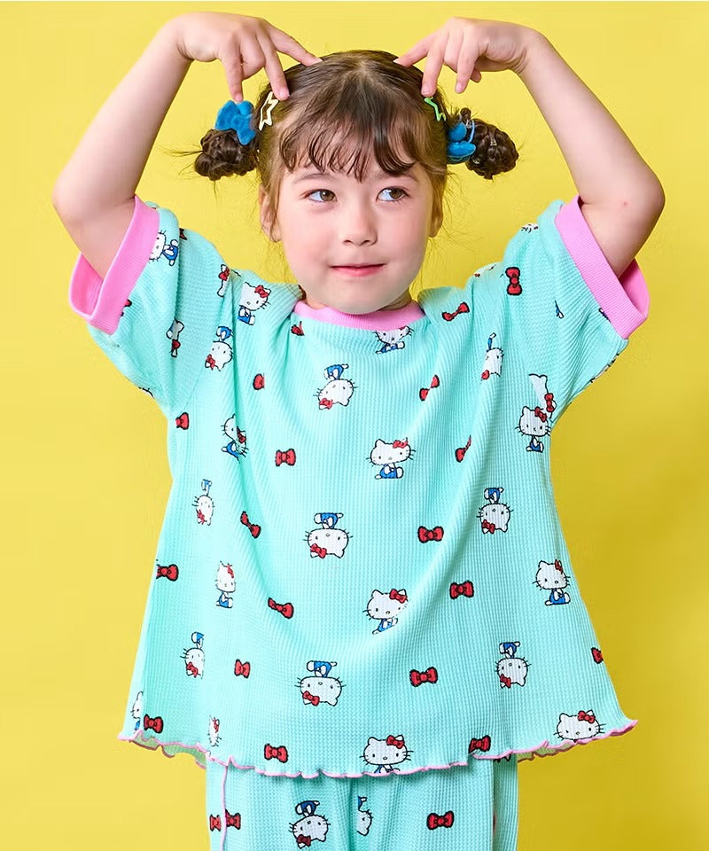 [MARKEYS] 마키즈 키즈 헬로키티 와플 티셔츠