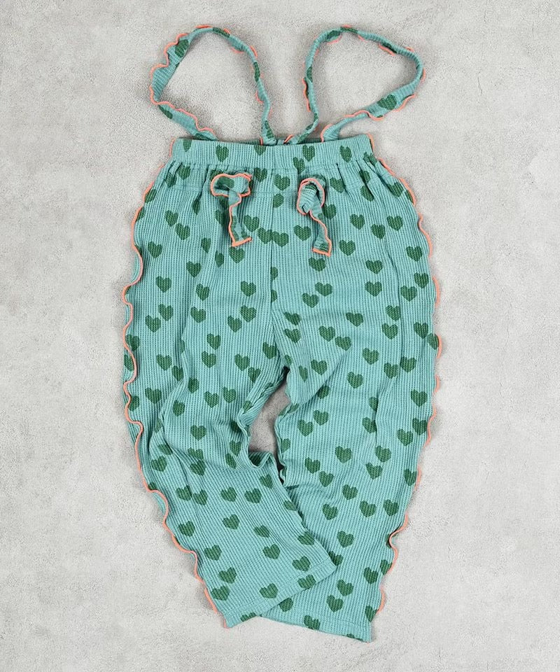 [MARKEY'S] 키즈 올 패턴 와플 멜빵 2WAY 바지