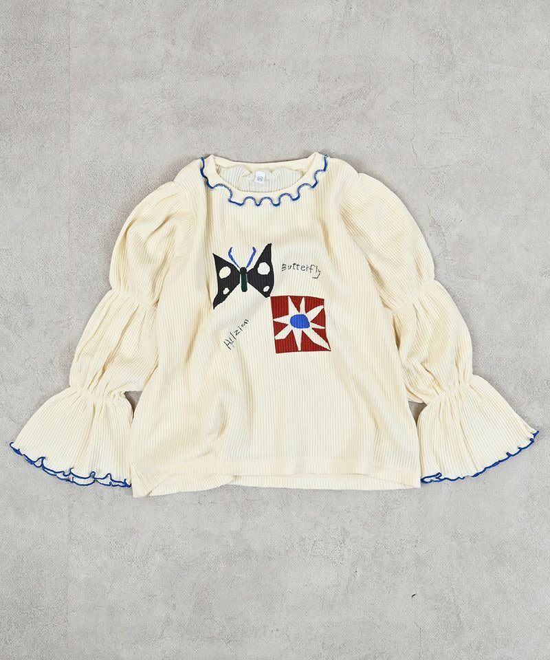 [MARKEY'S] 키즈 스모킹 슬리브 와플 컷소