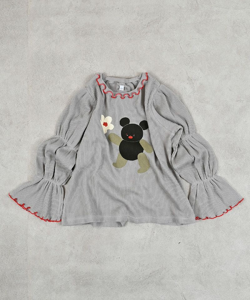 [MARKEY'S] 키즈 스모킹 슬리브 와플 컷소