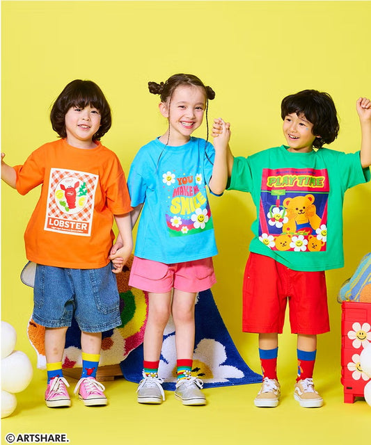 [MARKEYS] 마키즈 x 위글위글 프린트 반팔 티