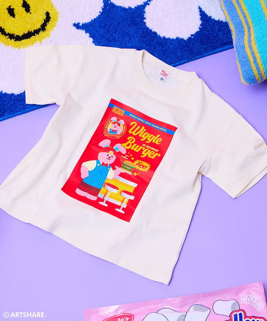 [MARKEYS] 마키즈 x 위글위글 프린트 반팔 티