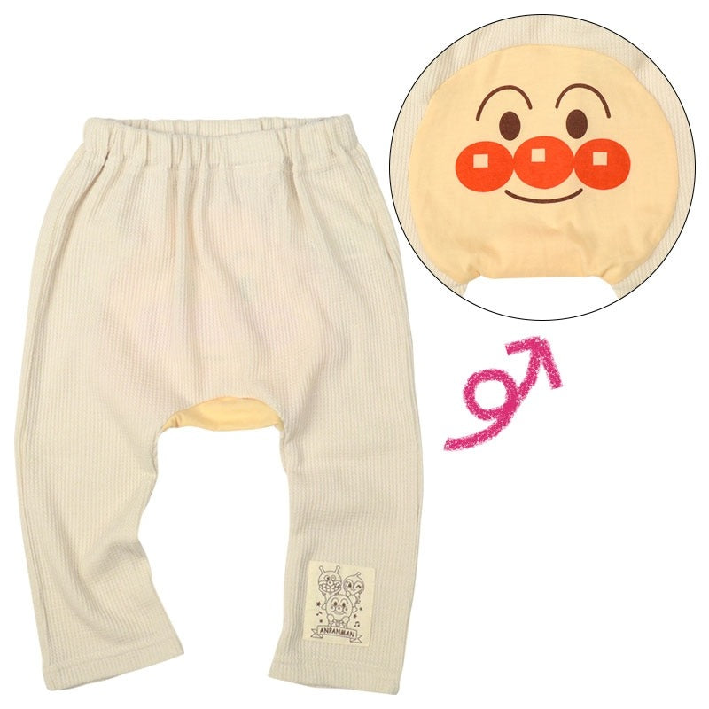 [아카짱혼포] 베이비 호빵맨 얼굴 몽키 팬츠