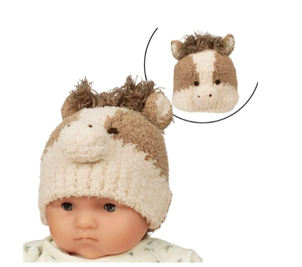 [아카짱혼포] 베이비 동물 모코모코 니트비니 (말)