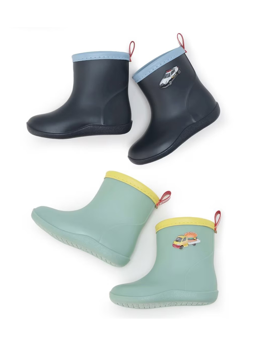 [petit main] 키즈 토미카 레인부츠