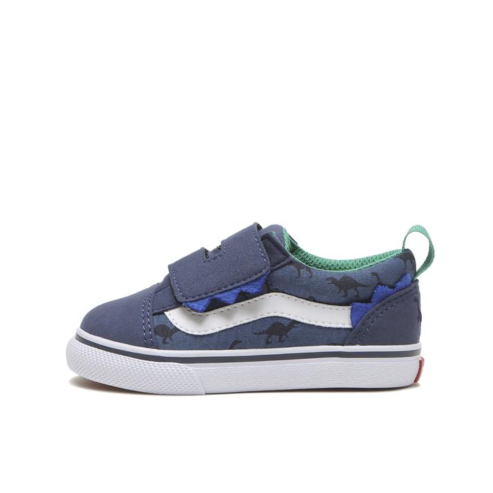 VANS 베이비 올드스쿨 다이노 NAVY 전체 이미지